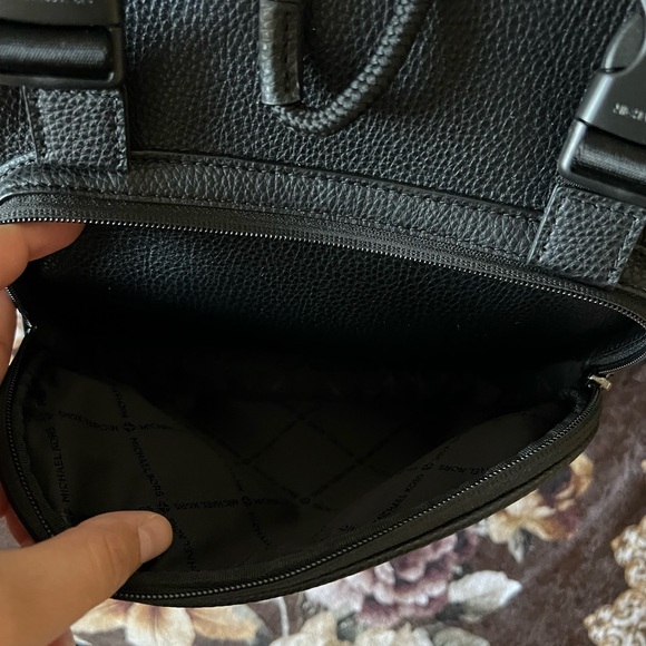 MICHAEL KORS Signature Logo Kent Hemp Rucksack Nylon Utility Backpack NWT - Picture 4 of 16